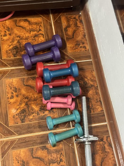 Продаю гантели, штанги, зеркала, спортивный инвентарь