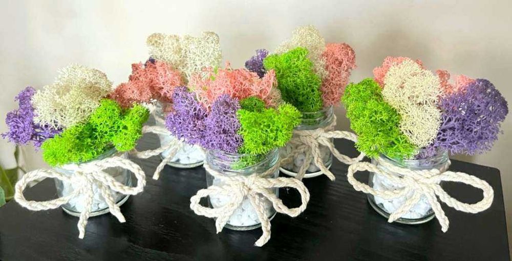 Изработка на картини / подаръчета за повод  от скандинавски мъх