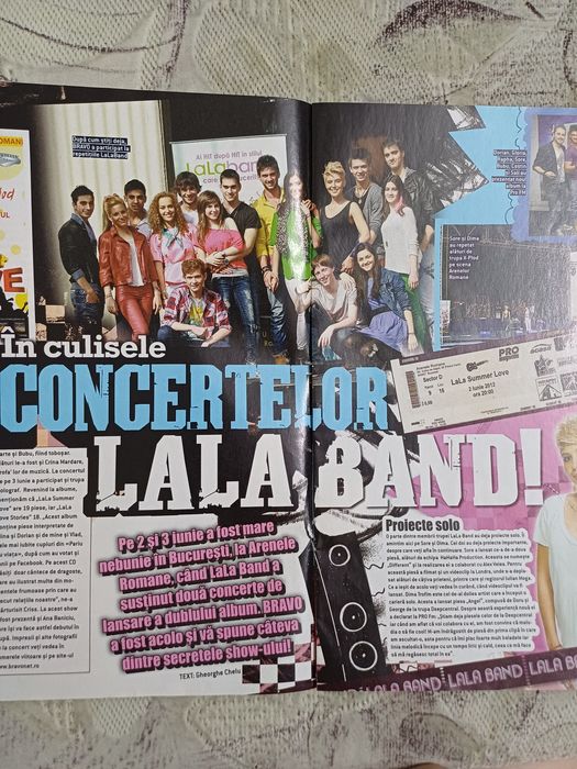 Vand revista Bravo iunie 2012, completă, cu Lady Gaga, CU 4 POSTERE cu Linkin Park, Demi Lovato, Jason Derulo si Snow White in stare impecabilă