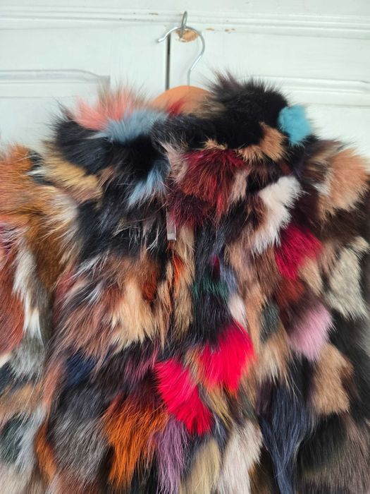 Vestă din Blană de Vulpe Marimea M