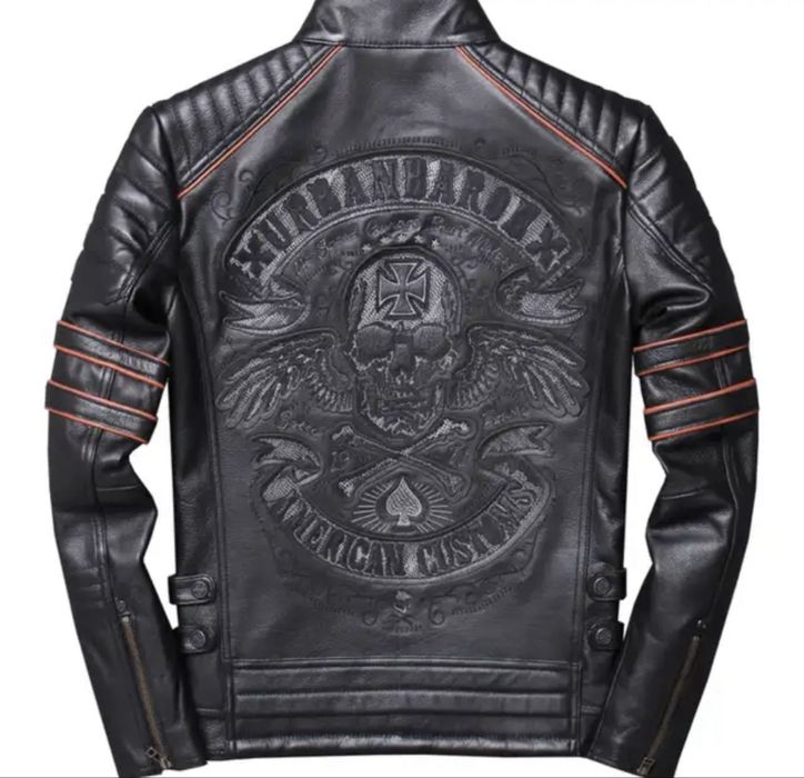 Кожаная куртка "UrbanBaron" из США Оригинал XL