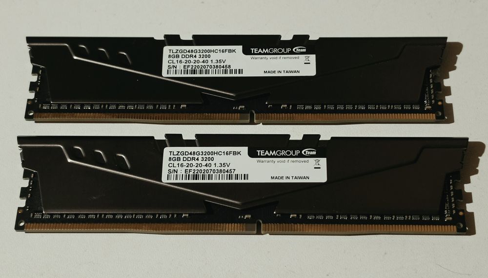 16GB RAM DDR4 3200MHz T Force Vulcan Z