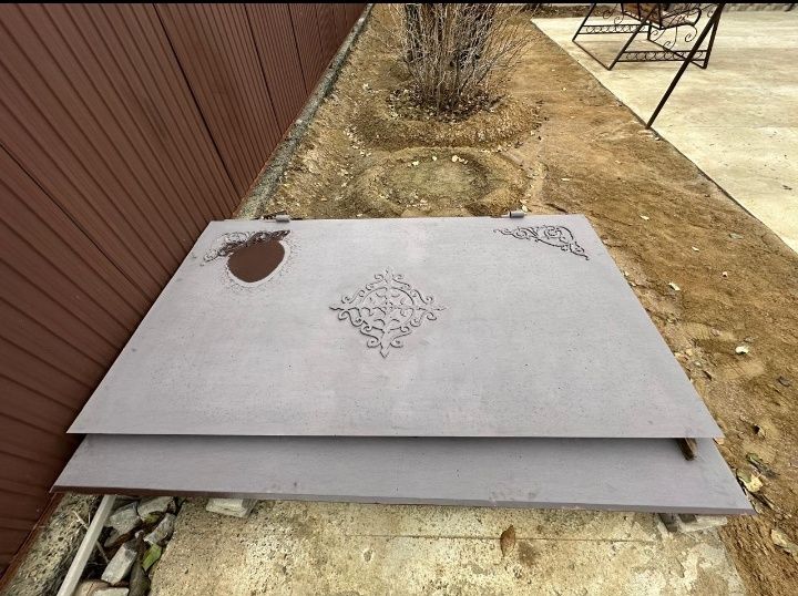 Ворота для гаража  без каркаса.