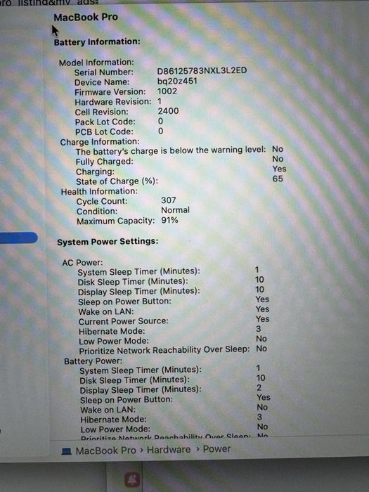 MacBook Pro M1 2020 13" Touchbar | 256GB Stocare | 8GB RAM