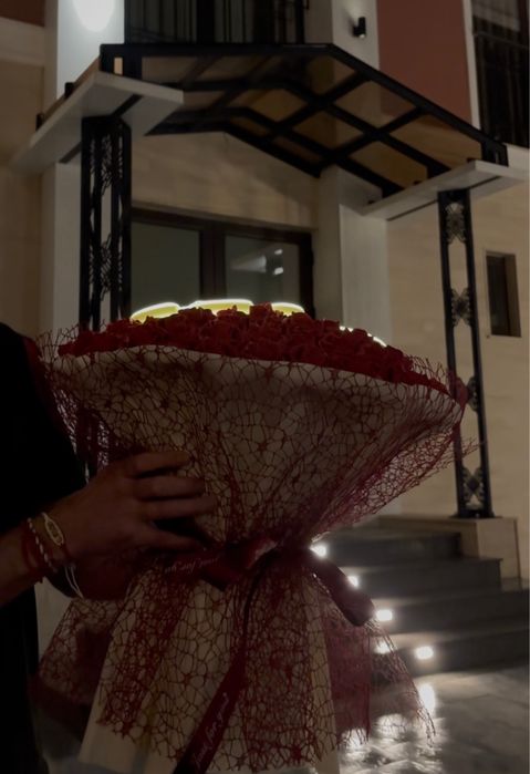 Букет от вечни рози