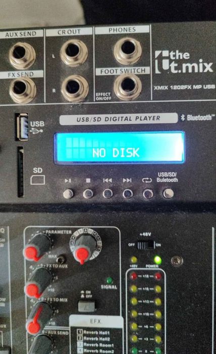 VAND URGENT mixer Thomann The t.mix 1202 FXMP USB Bluetooth