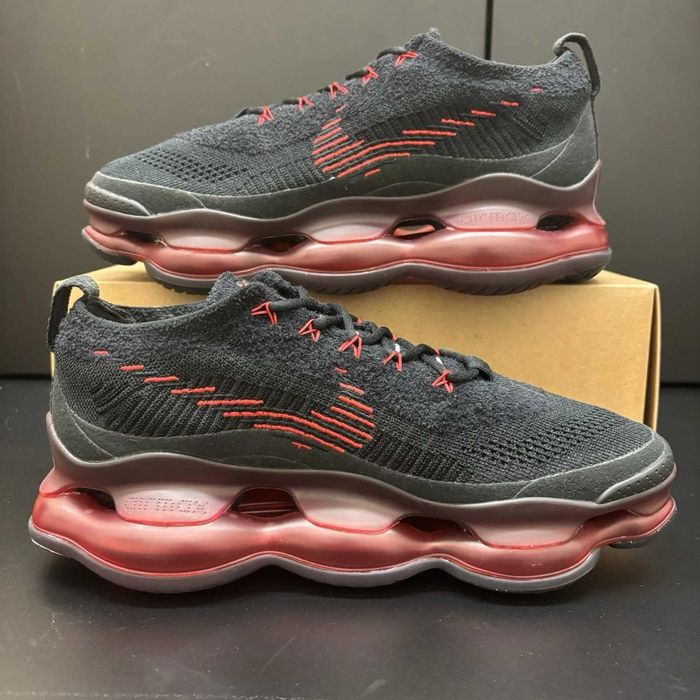 НОВИ! / NIKE / AirMax Scorpion / Flyknit Black & Red