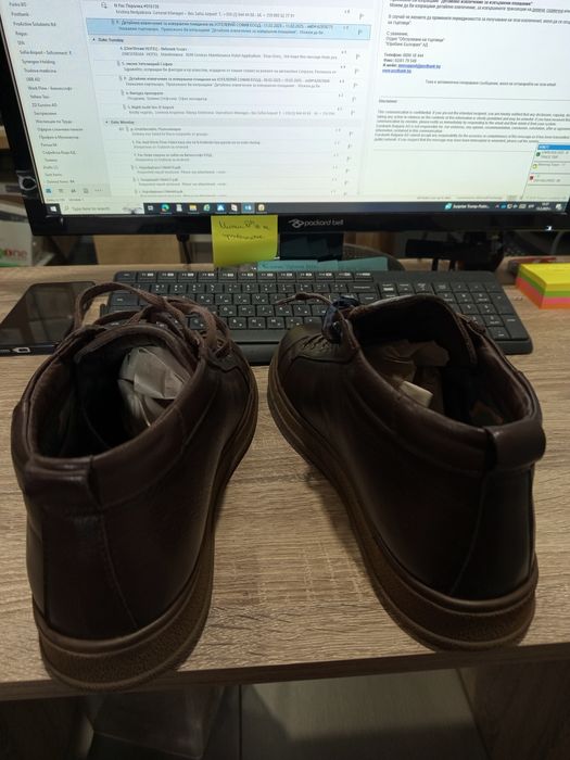 Продавам нови оригинални кецове ест кожа Теодор