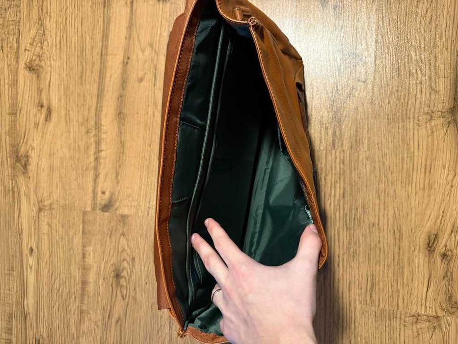 Piquadro Servietă de Piele / Laptop 15 inch / Business / Cognac