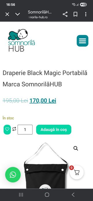 Perdea Blackout copii