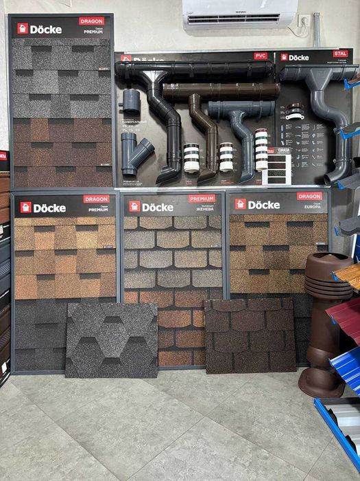 Гибкая черепица Docke немецкое качество гарантия до 60 лет