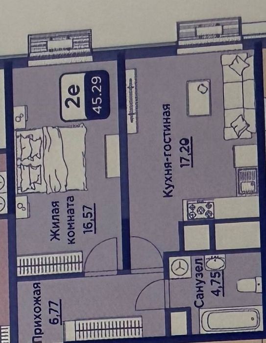 ЖК Regnum Plaza 2х комнат квартира 65м2 Продажа Новостройка