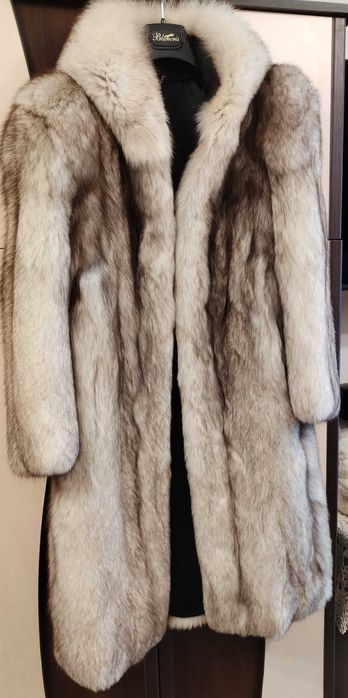 Haina blana naturala din vulpe polara, marca Blancris