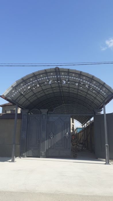 Хайтек навес 6000т сварочные работы