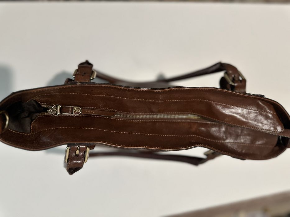 Сумка кожаная Massimo Dutti