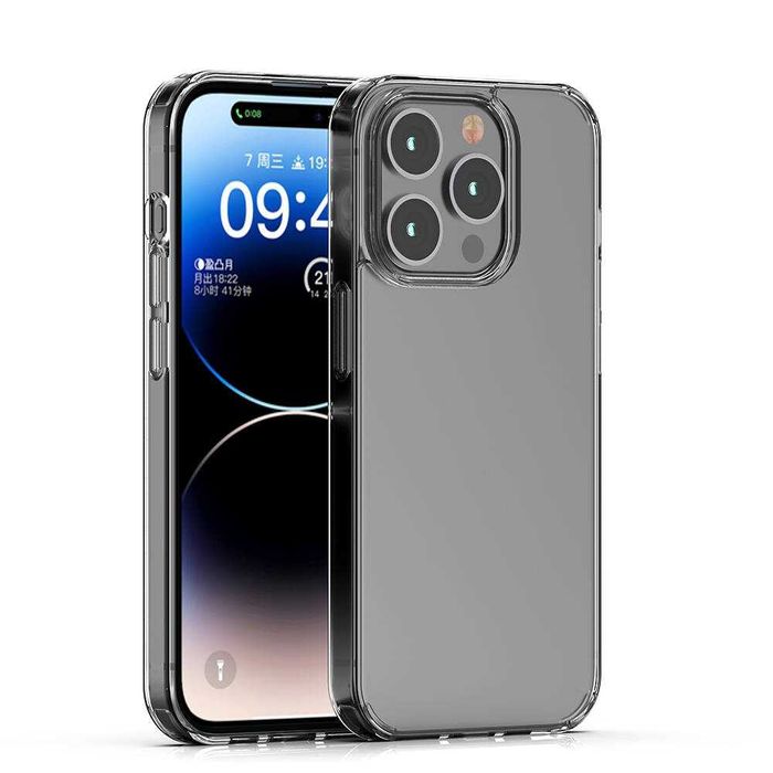 Apple iPhone 16 15 14 13/12 Удароустойчив Прозрачен Кейс с Твърд Гръб