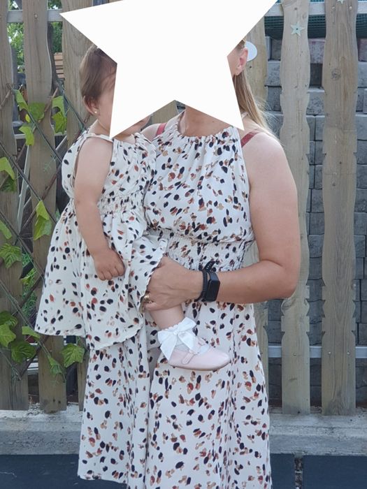 Set rochii mama fiica M, 9.12 luni