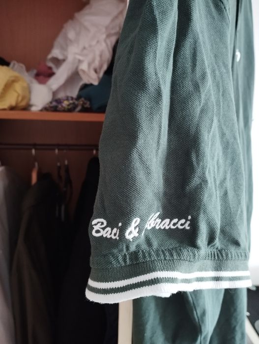 Polo verde italian Baci & Abbracci