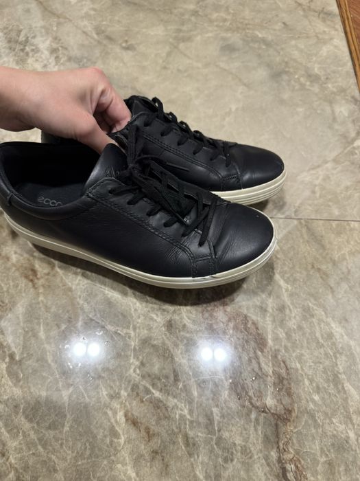 кеды ecco кожаные