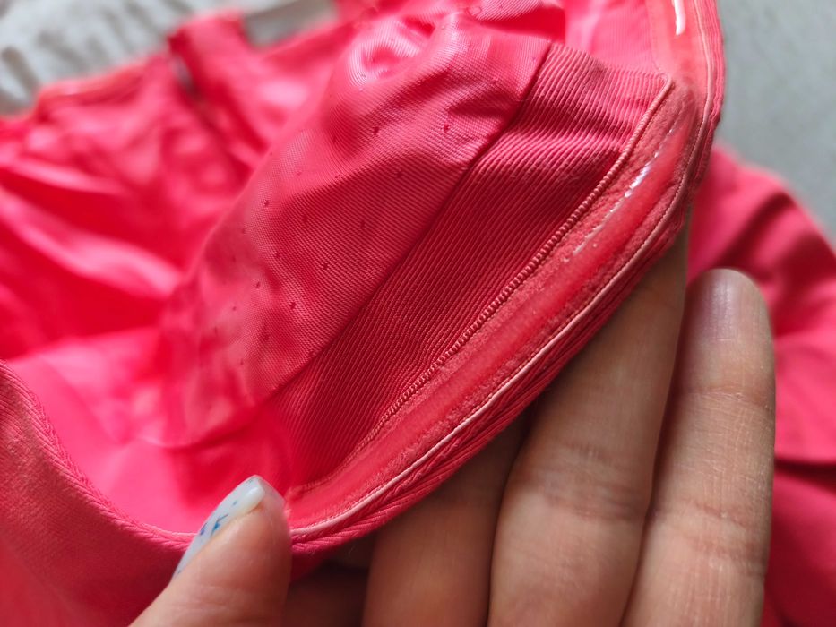 Къса рокля - цвят корал