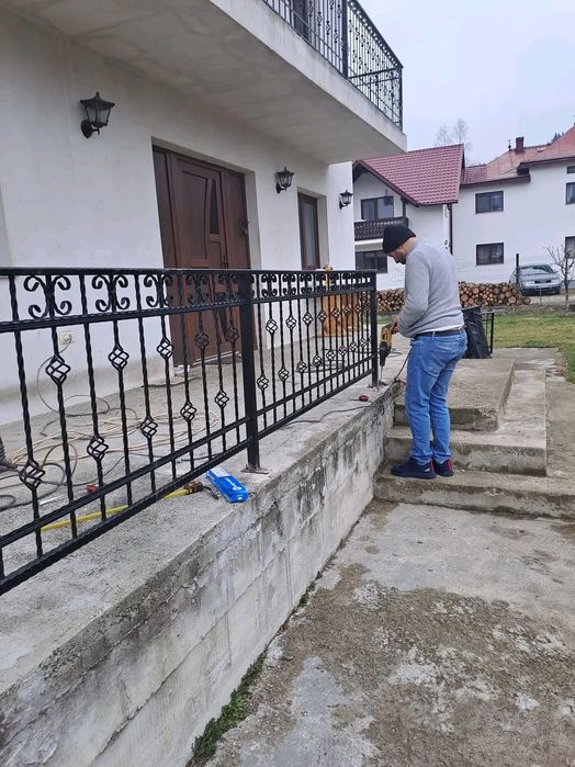 Balustrade și mana curenta din fier forjat