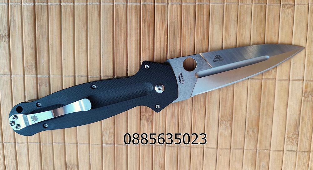 Сгъваем нож Spyderco Schempp Bowie / Schempp EuroEdge