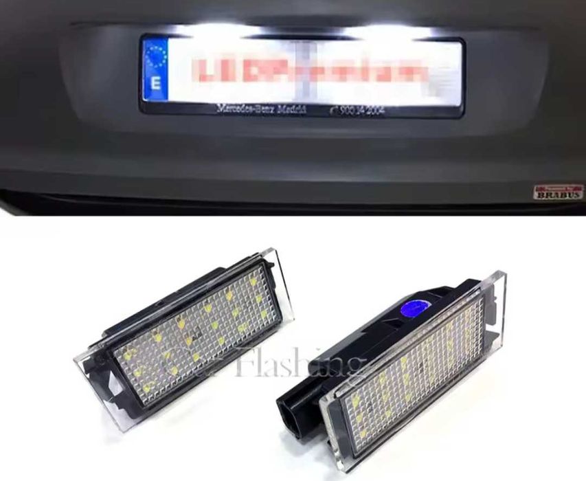 Лед плафони за регистрационния номер за Смарт Smart W453 Fortwo W453