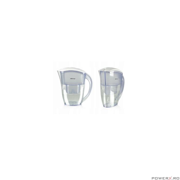 Ulcior cu filtru 2.4 l, transparent, alb, Kinghoff