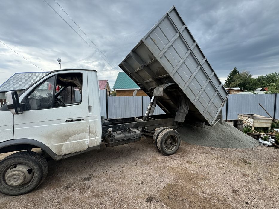 Песок щебень до 3 т газель самосвал