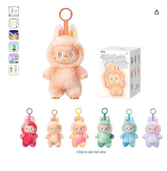 LABUBU Big into Energy ラブブ LOYALTY Figurina LaBubu – personaj Loyalty (roz multicolor