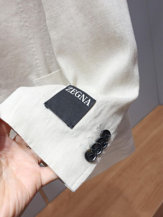 Sacou Zegna , calitate premium , pe comanda , nou , L