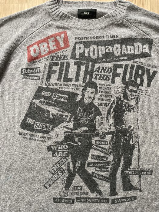 OBEY / мъжка блуза/фланела L