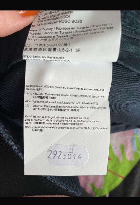 Pantaloni costum Hugo Boss