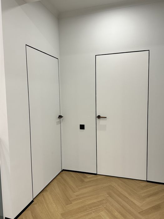 Установка скрытых дверей