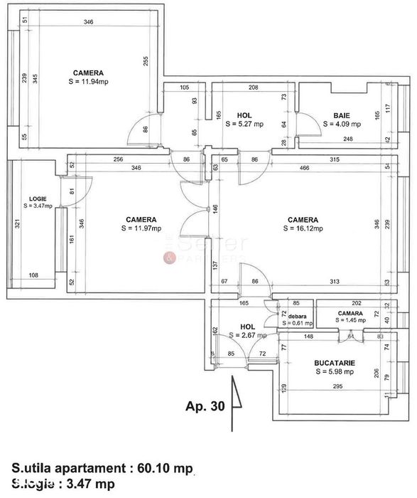 Apartament 3 Camere | Zona Garii