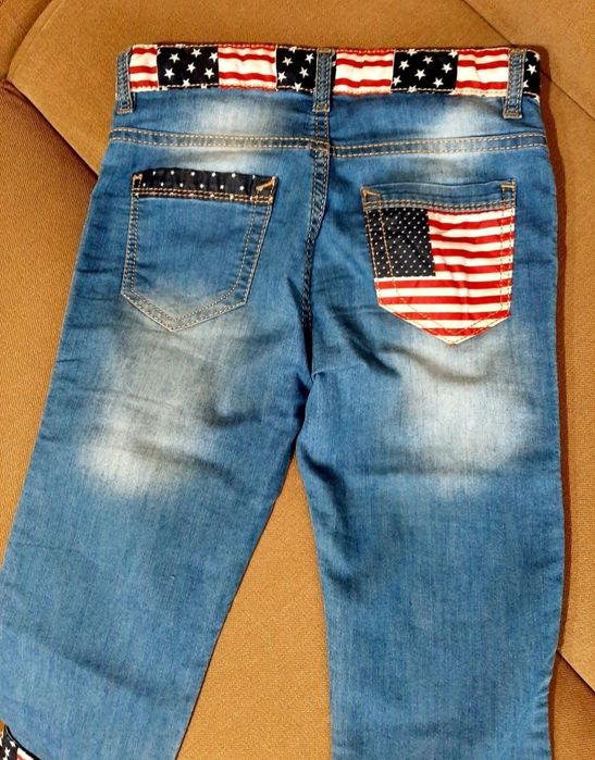 Продам джинсовые бриджи