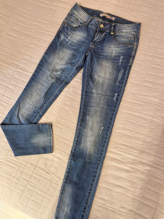 Сини дънки 1+1 подарък