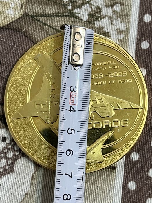 Placheta ultimul zbor Concorde