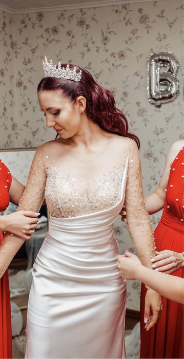 Rochie de mireasa tip sirenă