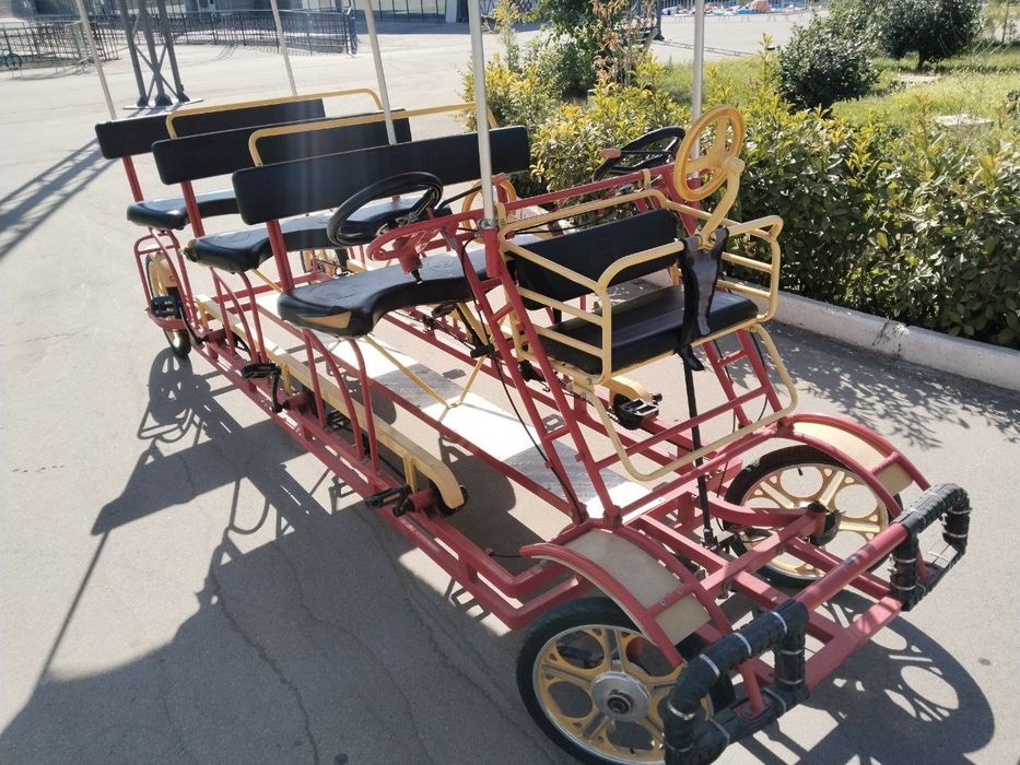 Velosiped tandem. Велосипед тандем