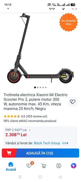 Trotineta electrica xiaomi pro 2