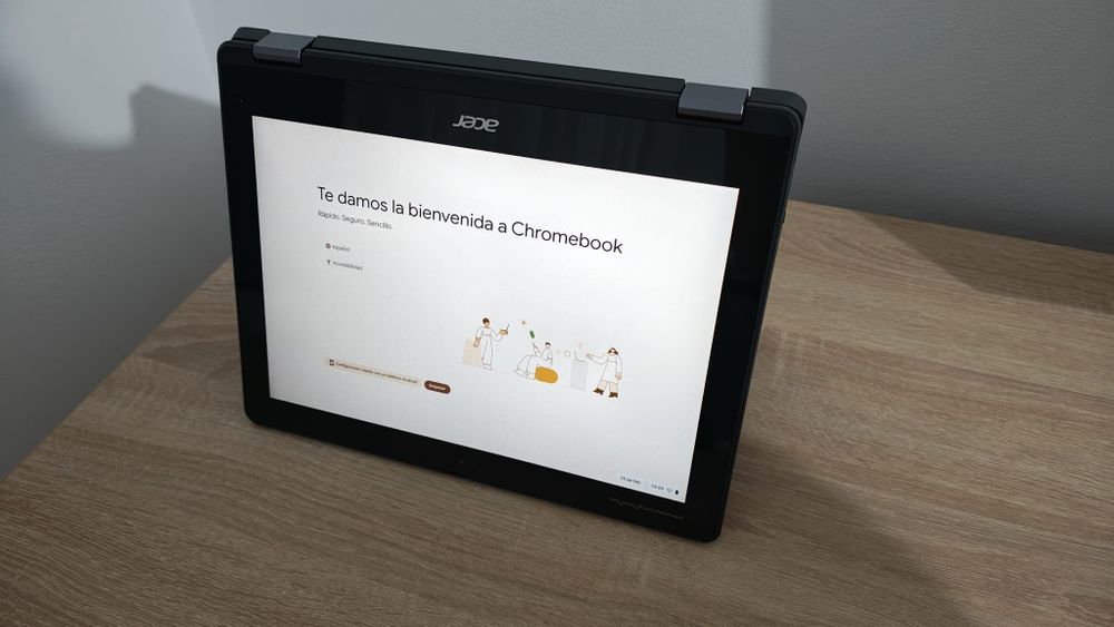 Laptop tableta Chrome cast