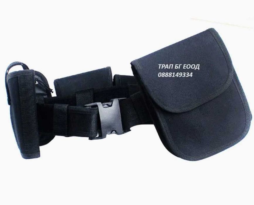 Полицейски тактически колан в комплект с калъфи и кобур
