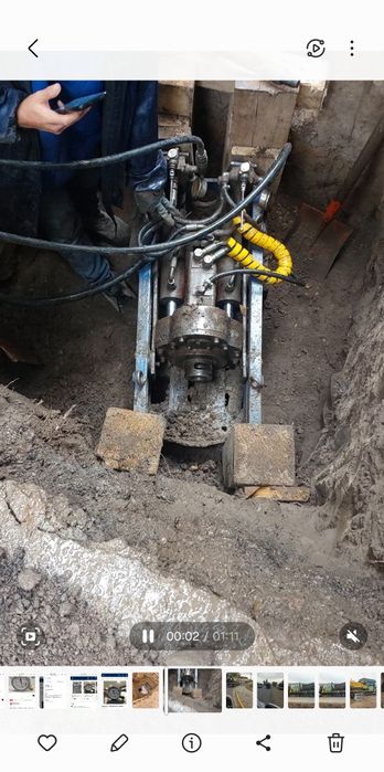 Прокол методом ГНБ (Горизонтально Направленного Бурения)