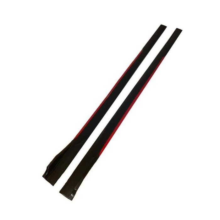 Set prelungiri ornament praguri laterale negru lucios 240cm