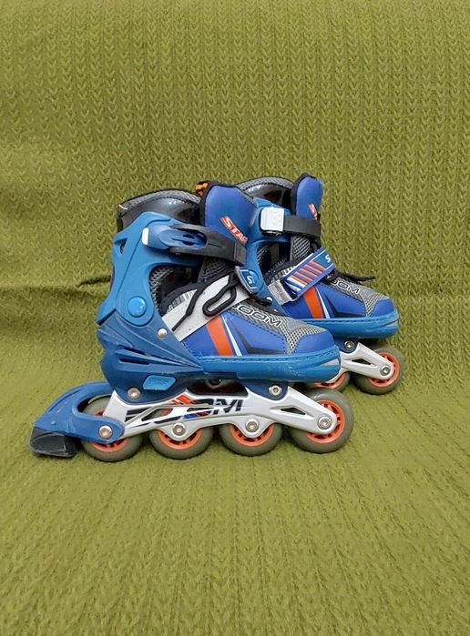 Коньки роликовые, раздвигающиеся. START UP. Разм. 31-34.