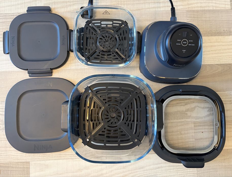 Ninja Crispi 4-în-1 Air Fryer - Vase Sticlă - Fără PFOA - impecabil