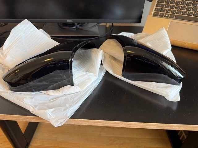 Mirror Covers Caps For VW Golf 8 MK8 2021 black