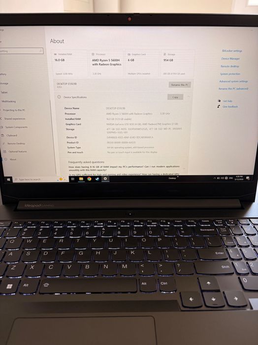 Lenovo ideapad gaming 3