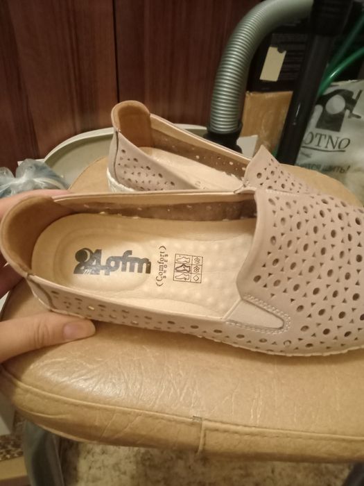 Женские мокасины 38р.